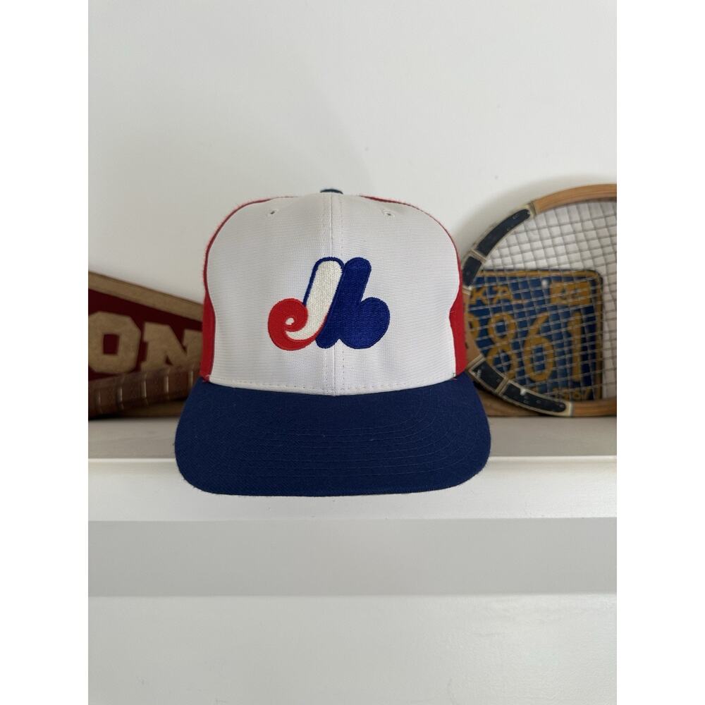 Vintage New Era Diamond Collection Pro Model Montreal Expos Fitted Hat 7 3/8